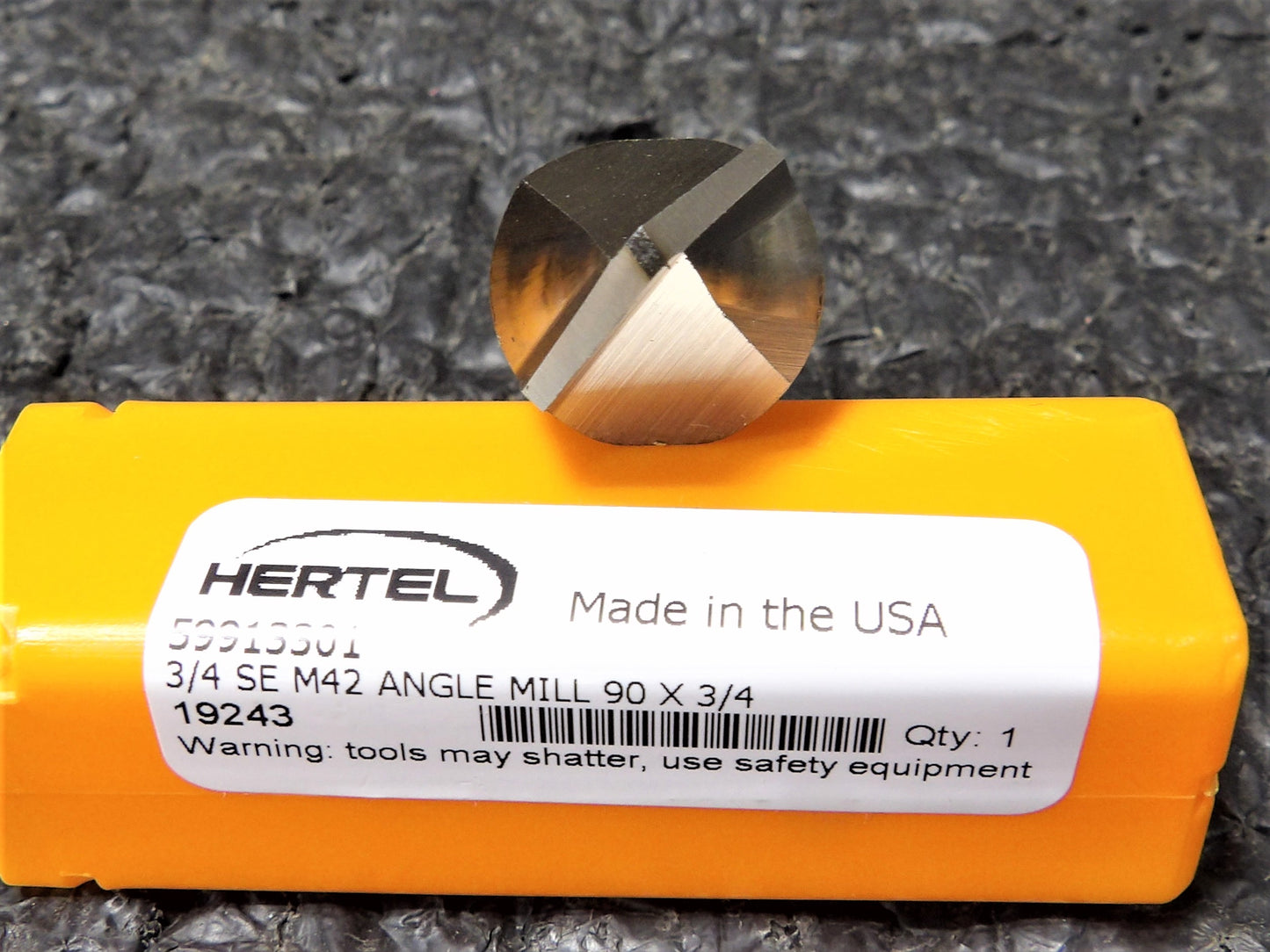 HERTEL  3/4″ Diam 90° Single End Cobalt Chamfer Mill (CR00843-WTA23)