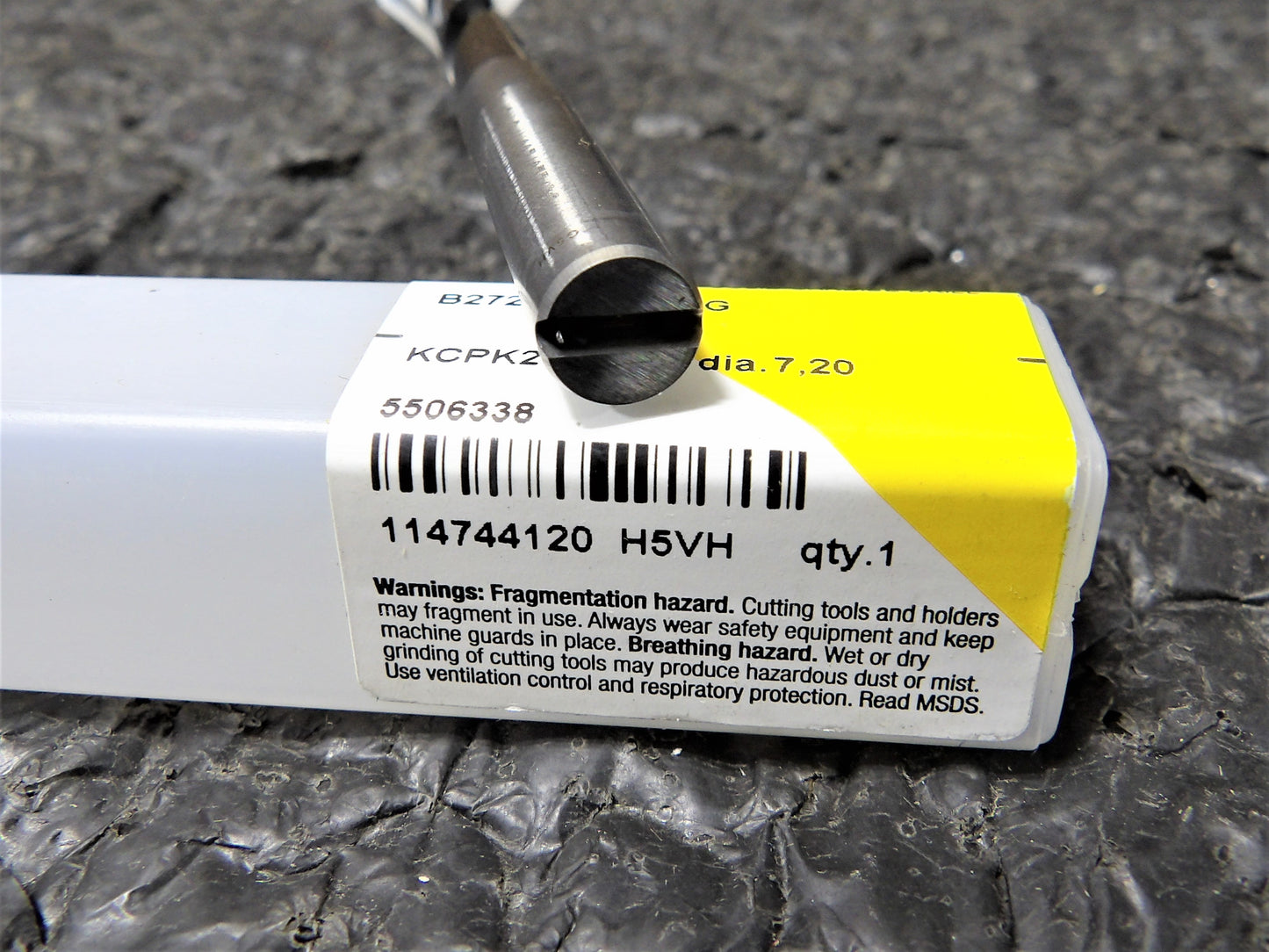 KENNAMETAL 7.2mm 135° 2 –Flute Solid Carbide Extra Length Drill Bit (CR00844-WTA26)