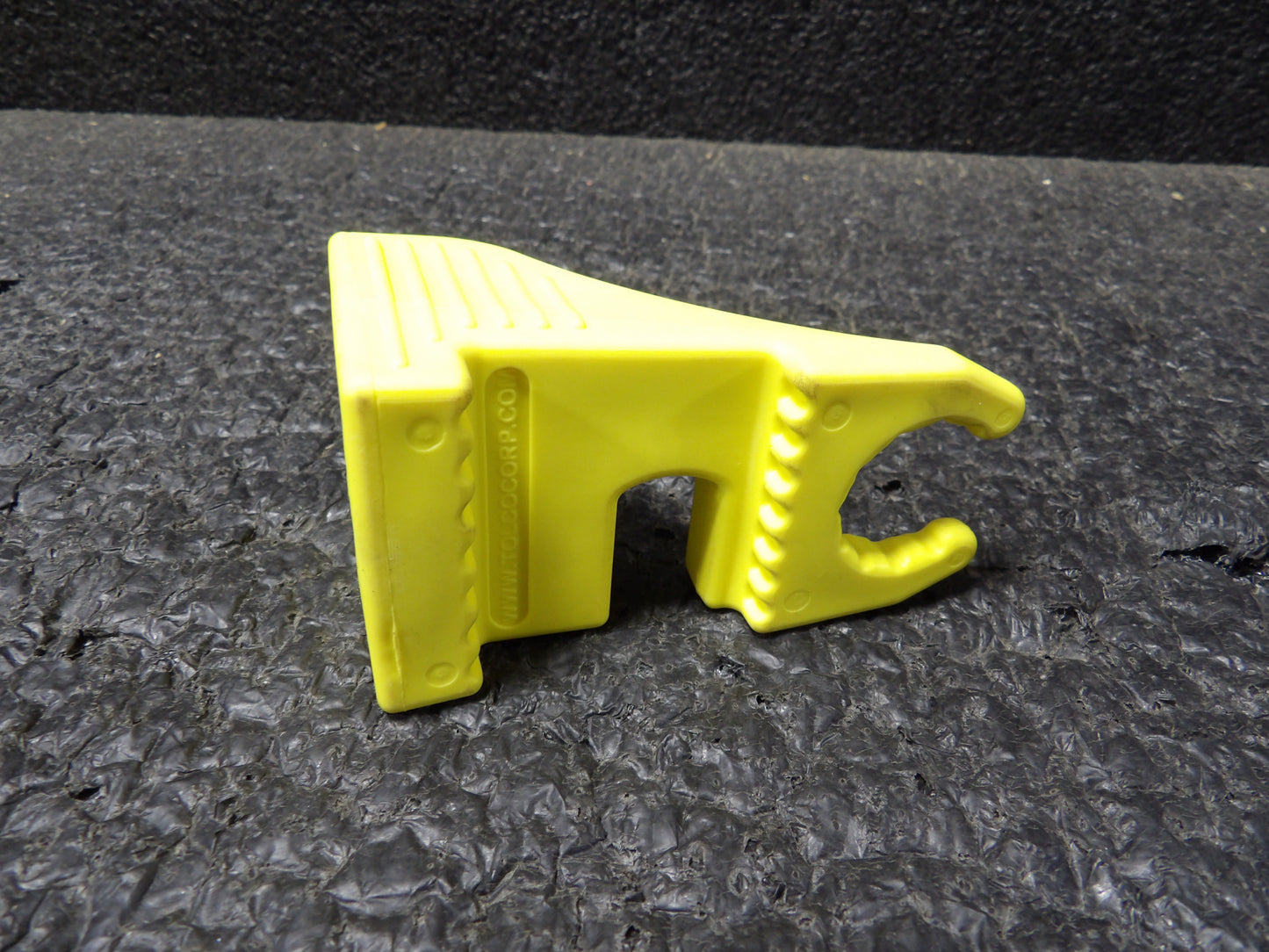 TOLCO ProStop Max Door Wedge: Yellow, TPE/Magnet, 2 3/8 in Ht, 4 in Lg, 2 1/4 in Wd (CR00869-WTA27)