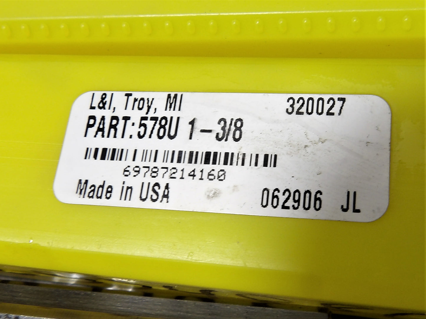 L&I 1-3/8" Diameter High Speed Steel Straight Flute Taper Shank Jobber Reamer (CR00883-WTA30)