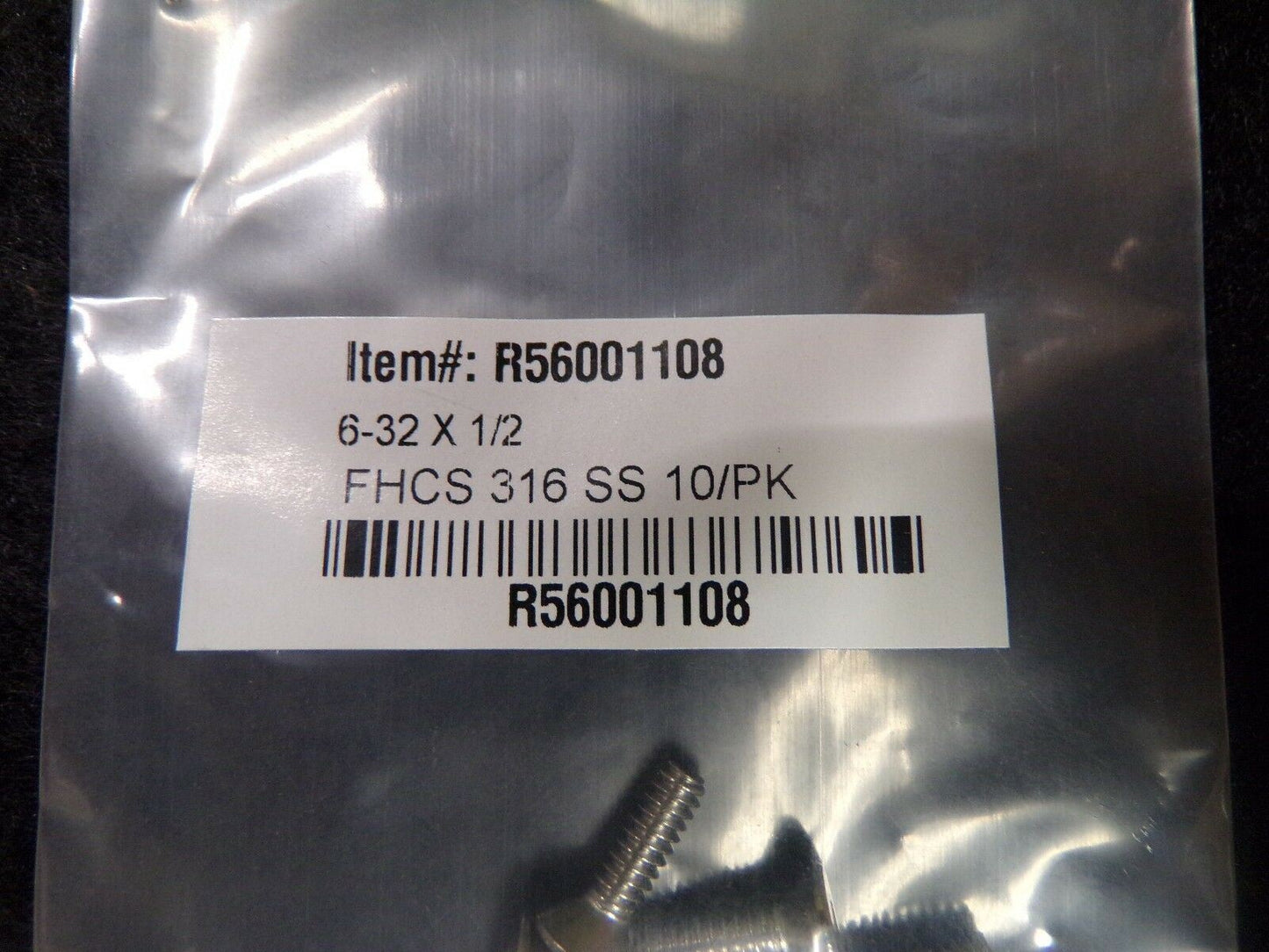 6-32 x 1/2" Flat Head Socket Cap Screw 316 Stainless Steel QTY-1000 (183283699720-2F22)