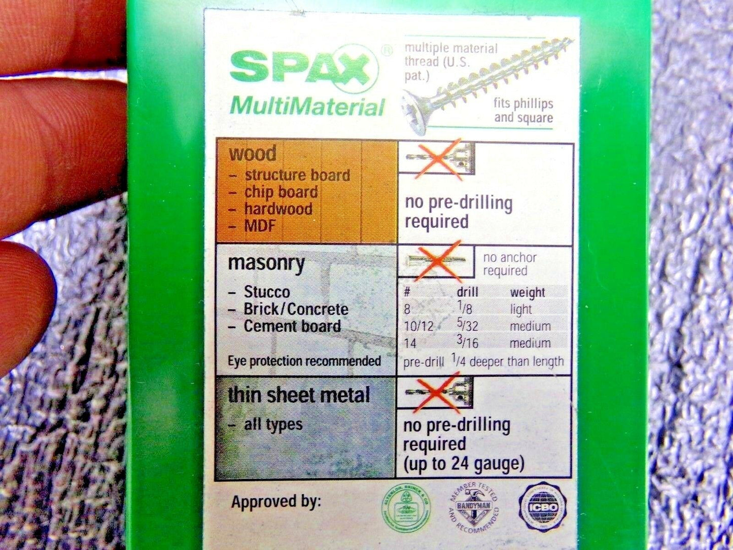 SPAX Deck Screw, #8 X 2-1/2" PK60 (183582637409-WTA35)