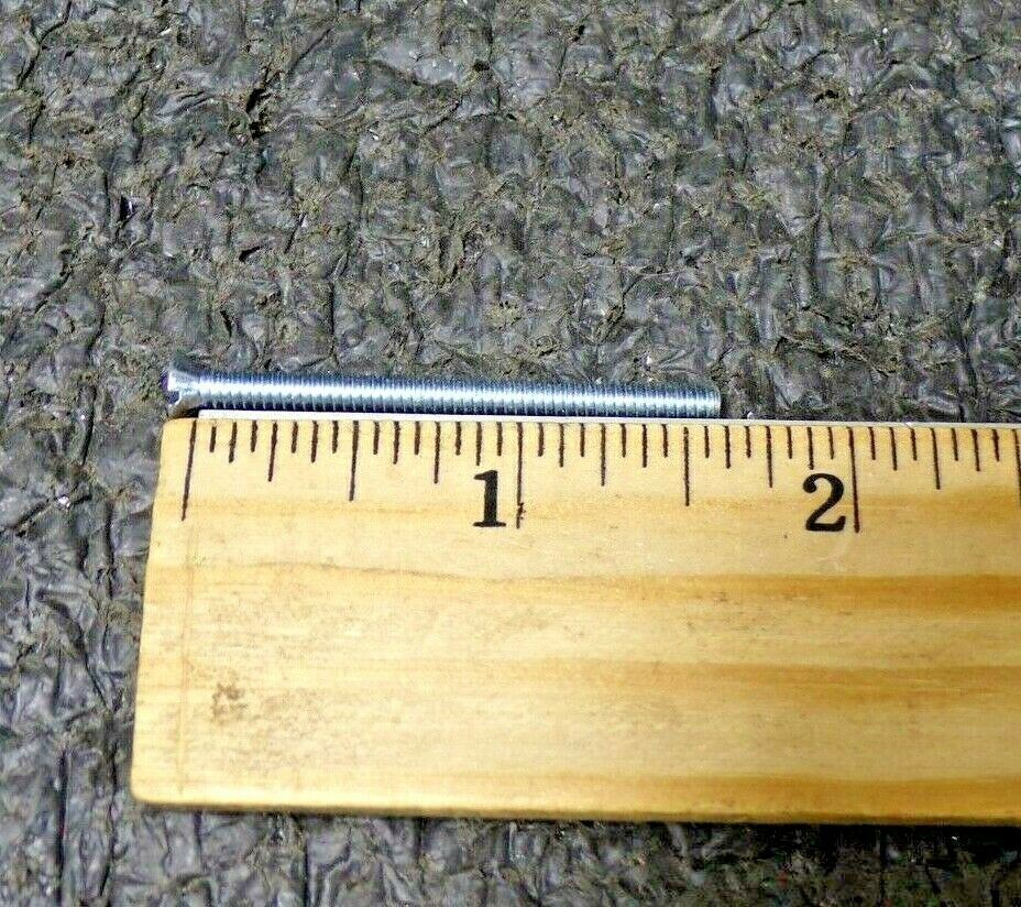 #6-32 Machine Screw, Carbon Steel, 1-3/4" L, 100 PK (183789246045-NBT18)