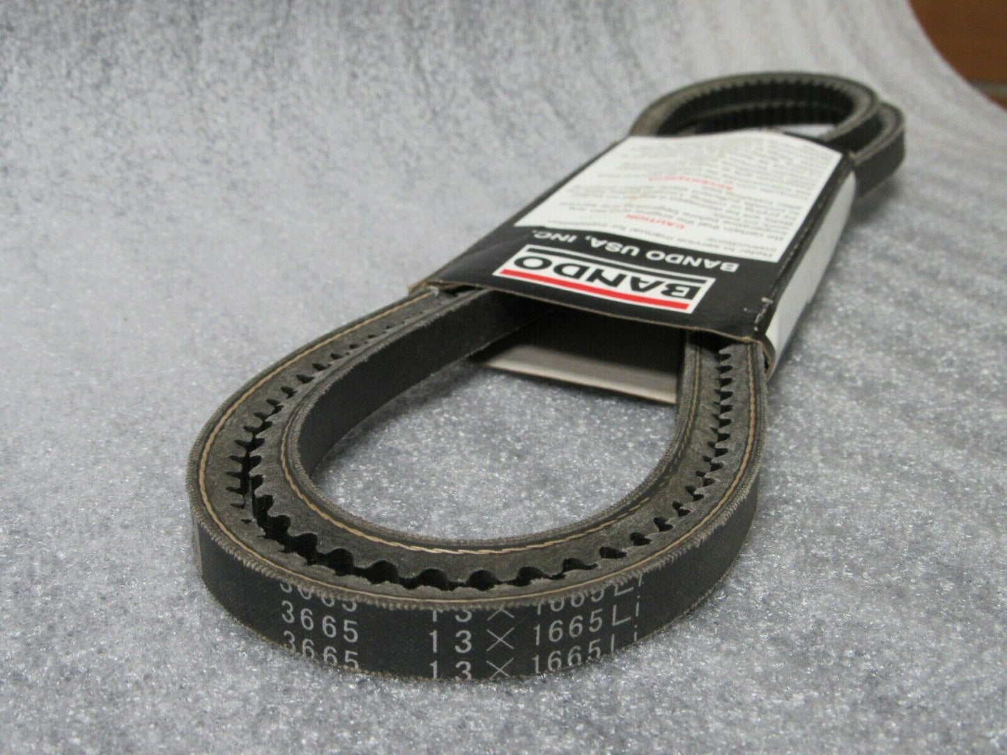BANDO Cogged Automotive V-Belt, Industry Number HD3665, 66.5" Outside Length (184158702776-WTA06)