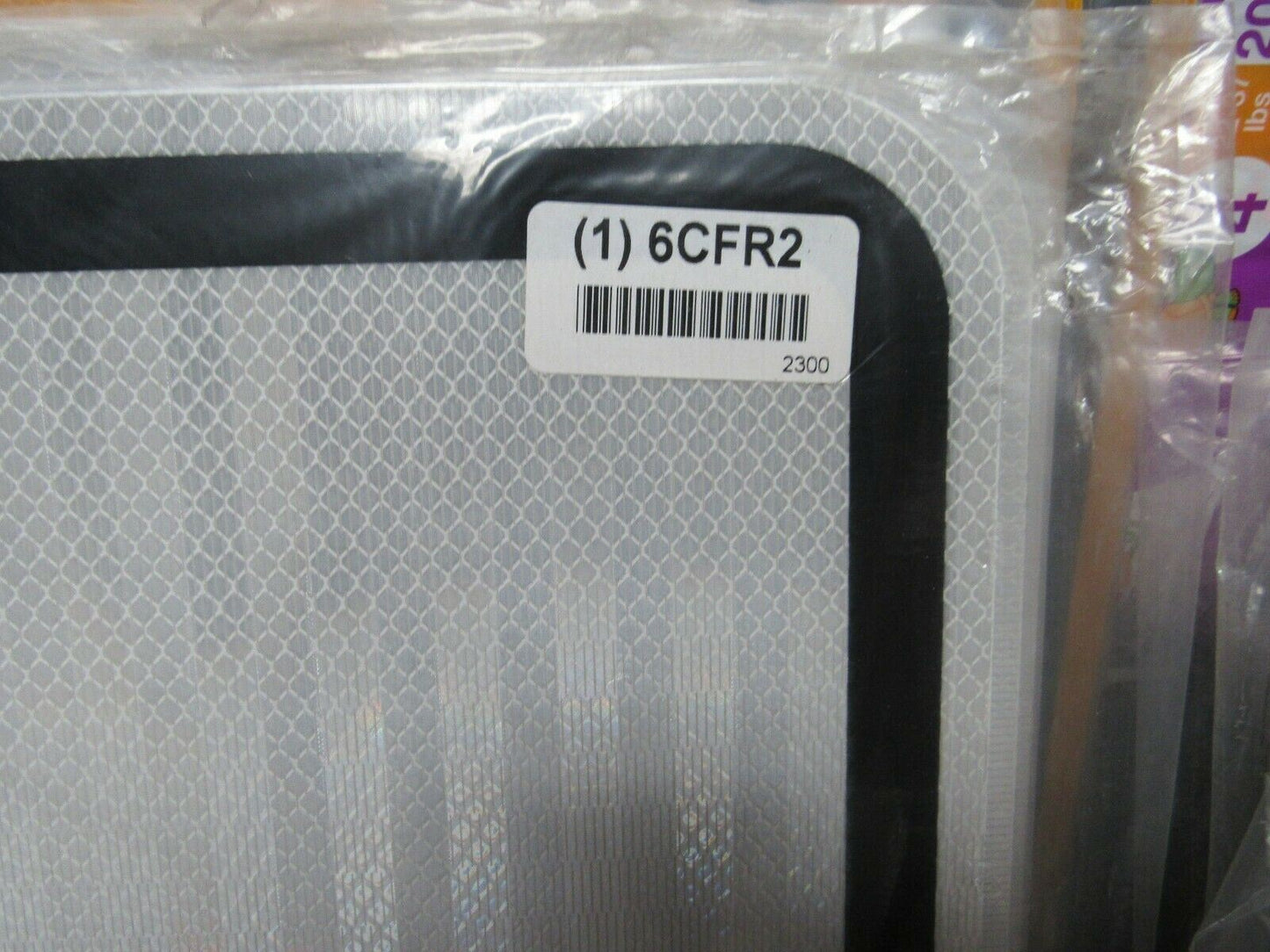 Zing 2300, Traffic Sign, No Trucks, 24 x 24, Blk/Wht, 6CFR2, (184179570508-NB8)