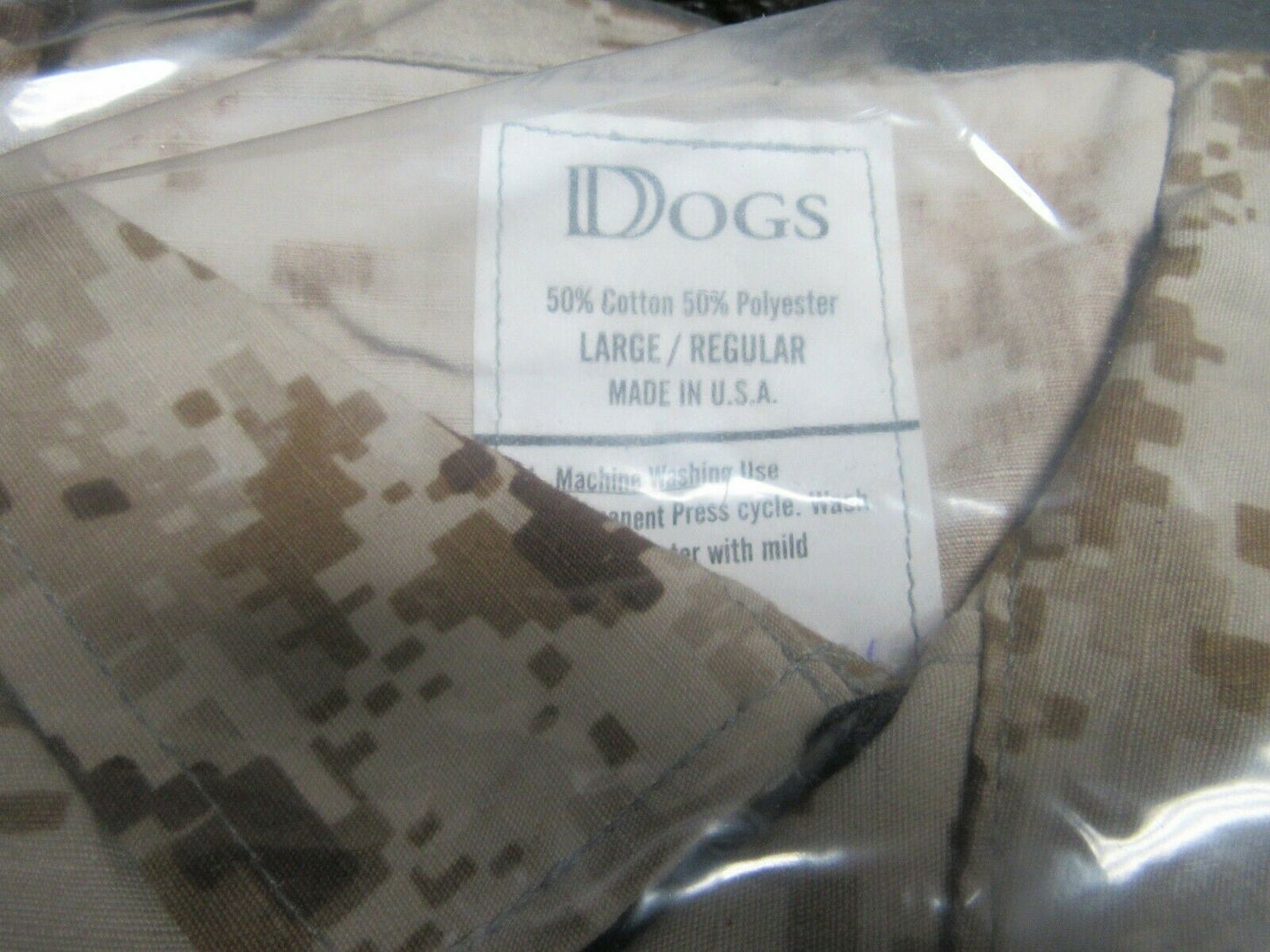 Dogs USMC Digital Light Desert Coverall Jumpsuit Made In U.S.A LARGE/Regular (184293638213-BT52)