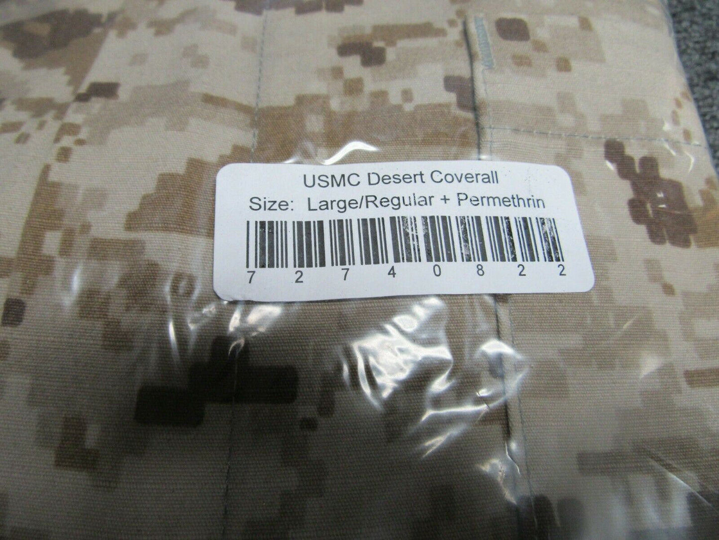 Dogs USMC Digital Light Desert Coverall Jumpsuit Made In U.S.A LARGE/Regular (184293638213-BT52)