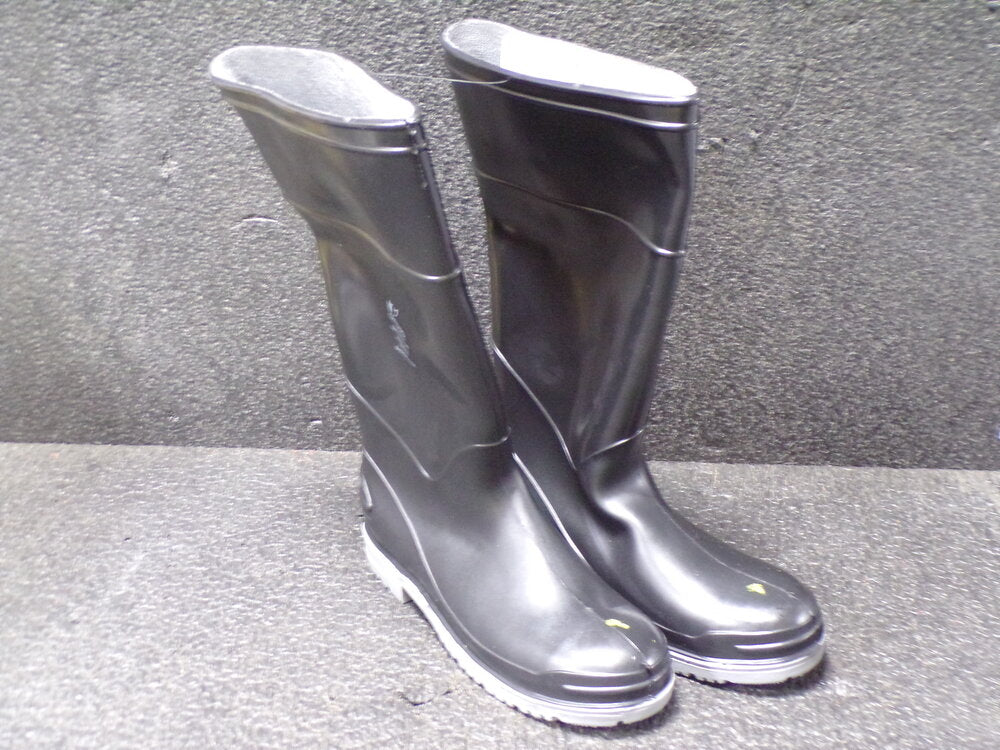 Onguard Rubber Boot, Knee, Steel Toe Type, Polyblend, PVC, Black