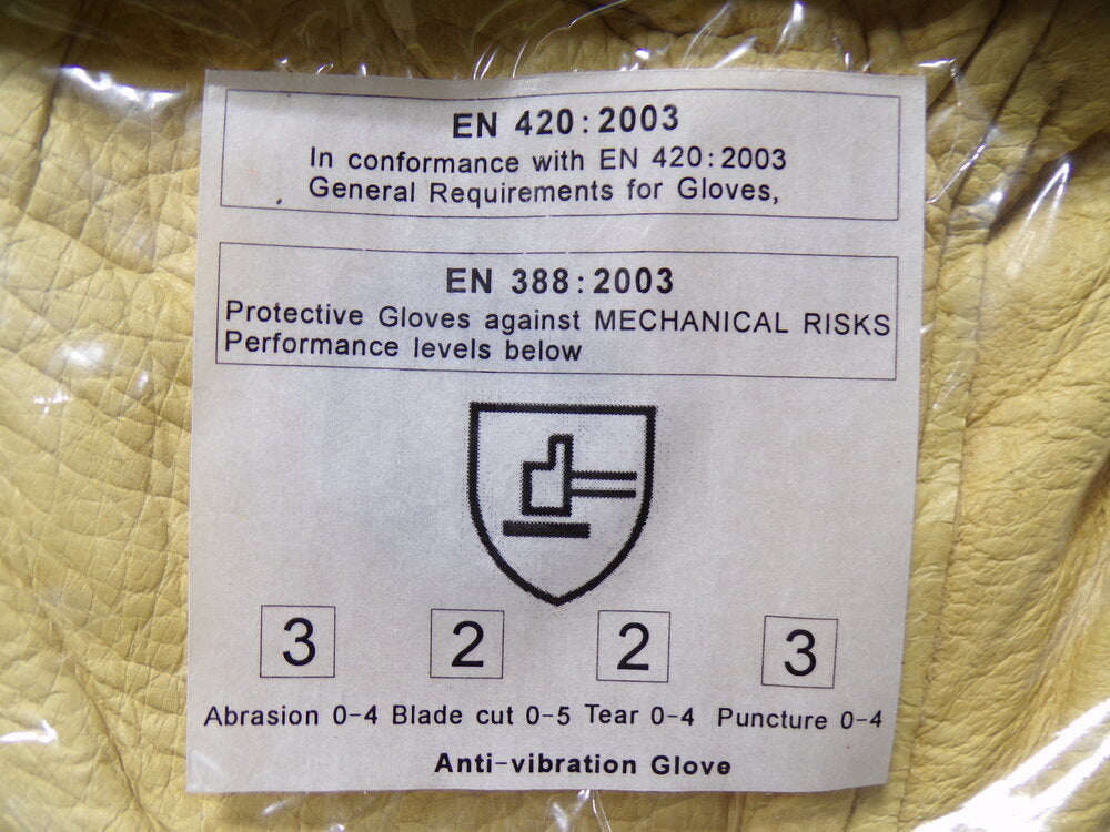CONDOR Anti-Vibration Gloves, XL, Gold, 1 PR, 2HEW2 (SQ2377813-WT04)