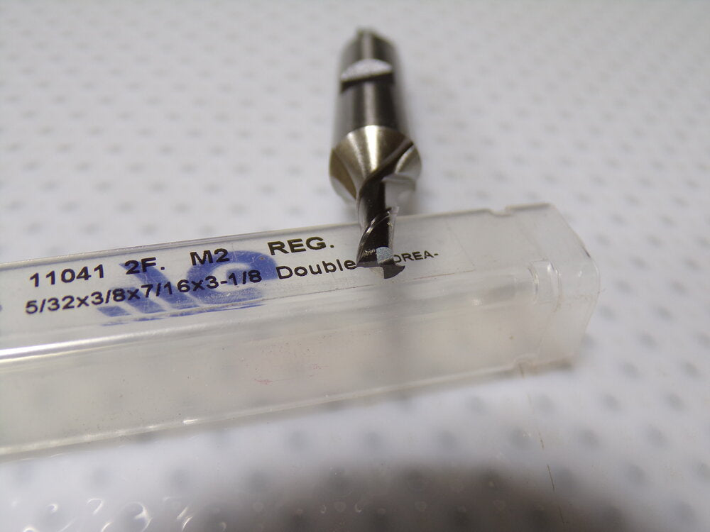 YG-1 Standard HSS, 5/32", 2 Flute Double End Mill-Regular Length (SQ4774597-WT08)