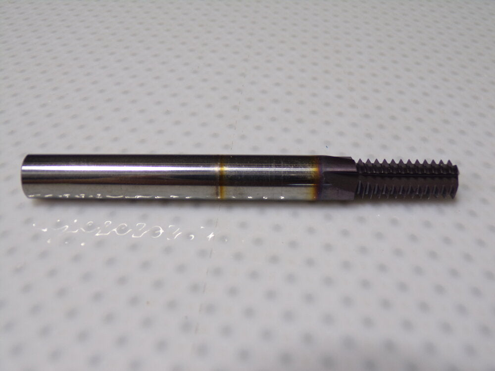 SCIENTIFIC CUTTING TOOLS, M12 x 1.75, 4 Flute, Straight, Thread Mill, Metric, Carbide, TM12-1.75MM-A (SQ3837217-WT08)