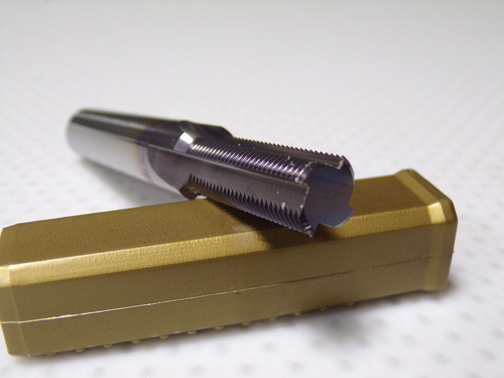 SCIENTIFIC CUTTING TOOLS, M12 x 1.00, 4 Flute, Straight, Thread Mill, Metric, Carbide, TM12-1MM-A (SQ0381751-WT08)