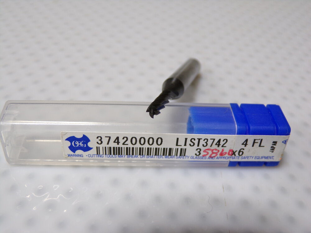 OSG Exocarb WXL, 3mm, 4 Flute, Square End Mill (SQ7184933-WT08)