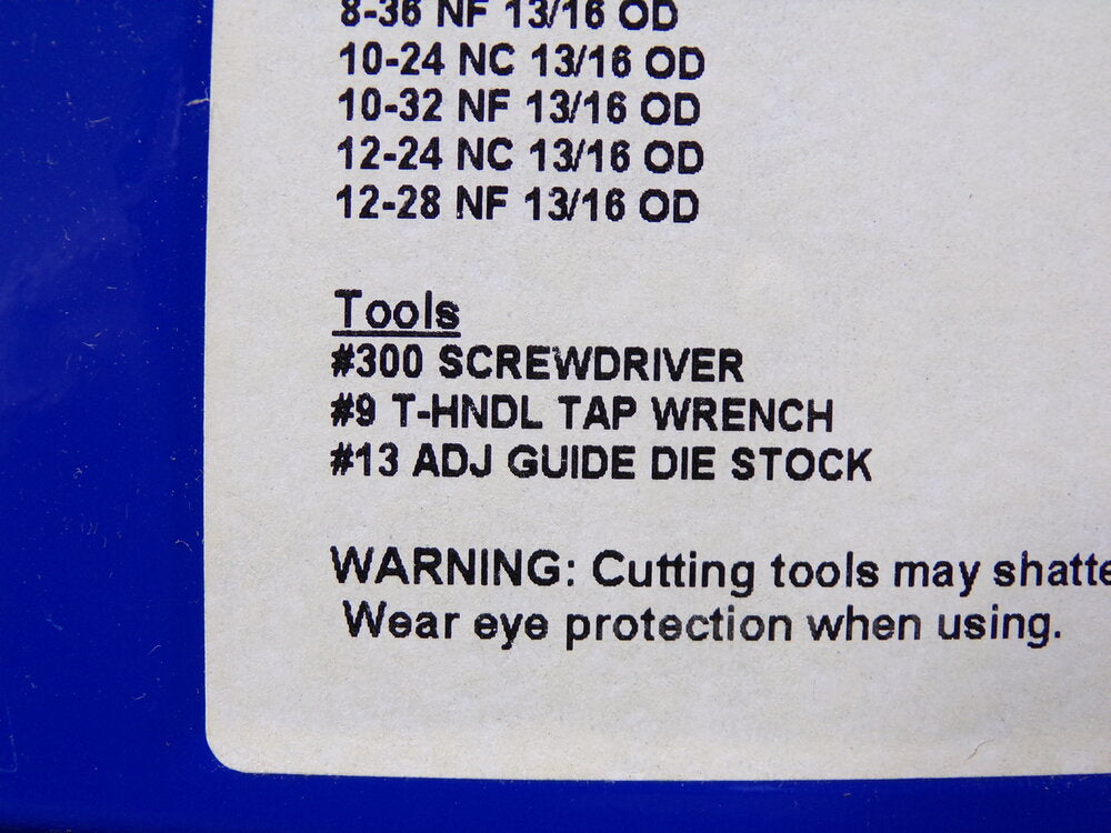 CLEVELAND Tap and Die Set, 23 Piece, Round Die, Hand Tap, C00526 (SQ2027125-WT08)