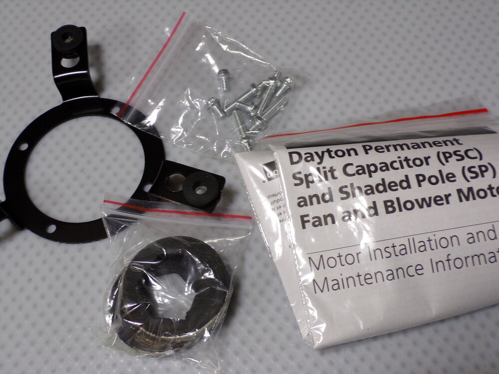 DAYTON 1/100 HP, HVAC Motor, Permanent Split Capacitor, 1550 Nameplate RPM, 120 V., Frame 3.3, 20HN78 (SQ0237460-WT10)