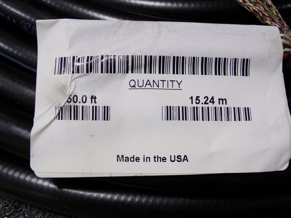 NOS, Parker 381-6 Series 50' 3/8" 2 Ply 5000 PSI Medium Pressure Hydraulic Hose (SQ5160333-WT25)