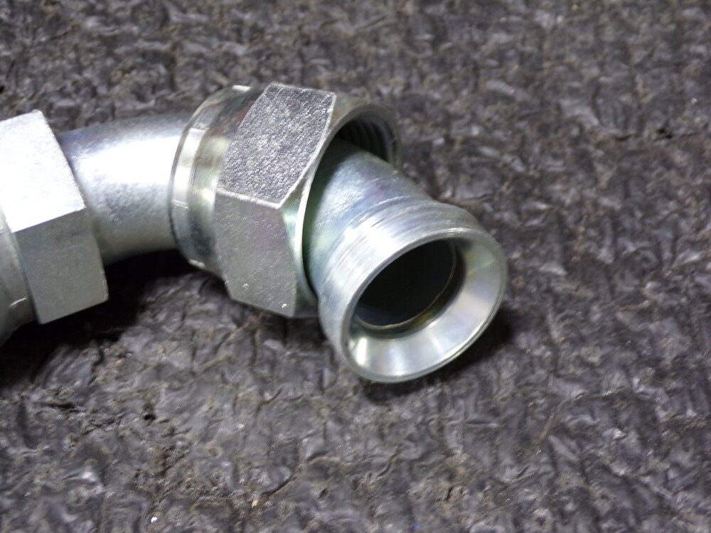 Parker 58-16-16 Parkrimp Permanent Female JIC 37° - Swivel - 90° Elbow - Short Drop (SQ3750516-WT27)