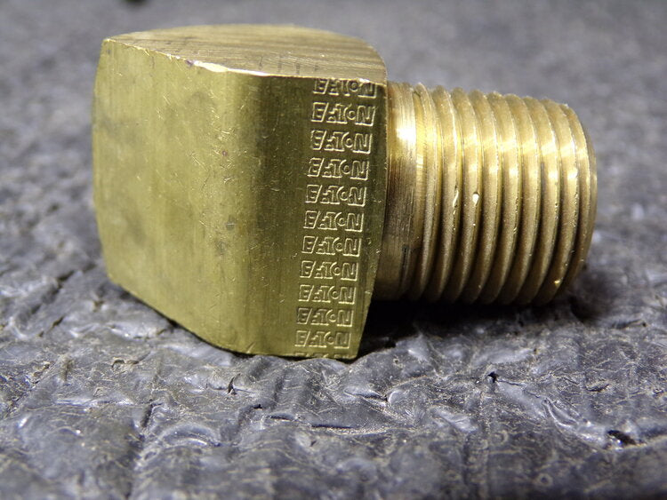 Eaton 1/2 MNPT x 1/2 FNPT, Brass Industrial Pipe 45° Street Elbow, 1,200 psi (SQ6418715-WT32)
