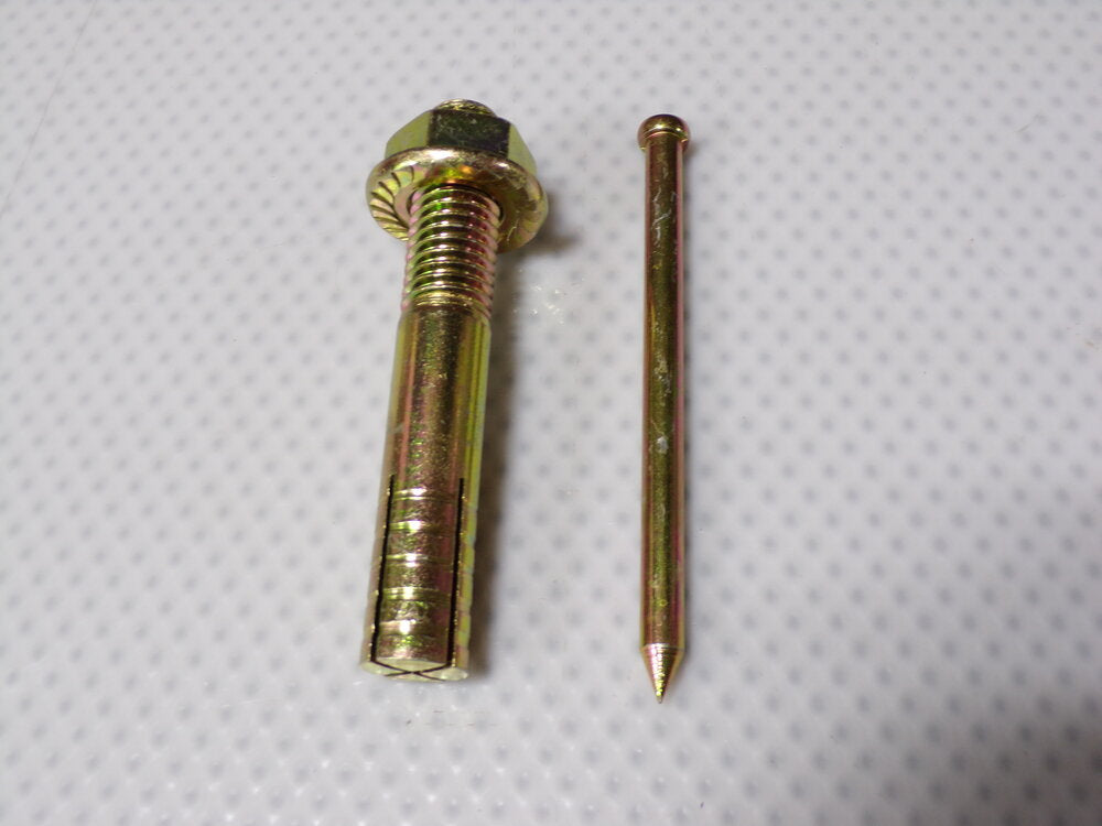 5pk, FABORY Hex Nut-Head Hammer Drive Pin Anchor, 4 inL x 5/8 in Dia. (SQ8504855-WT17)