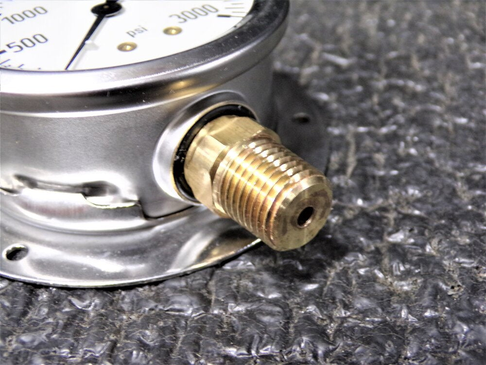 Wika 2-1/2" Dial, 1/4 Thread, 0-3,000 Scale Range, Pressure Gauge (SQ7786898-WT33)