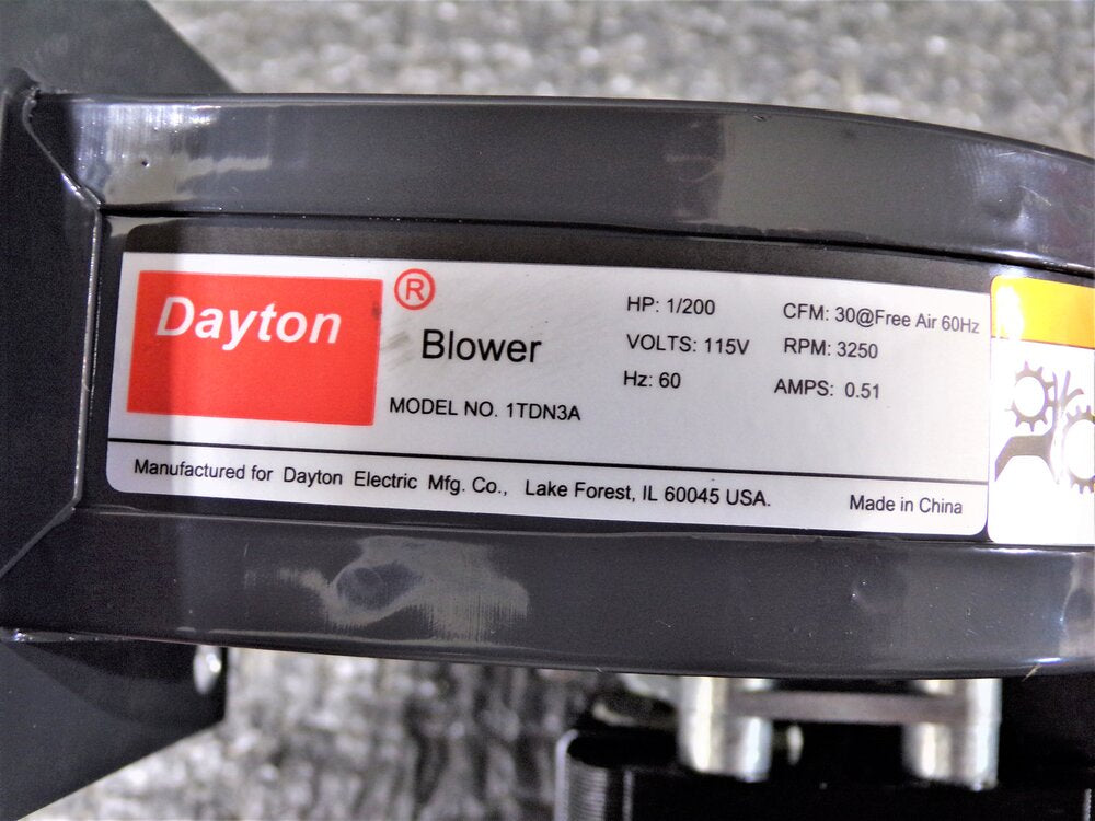 DAYTON OEM Blower, Outlet Shape Rectangular, Wheel Diameter 2-15/16" (SQ4357501-WT37)