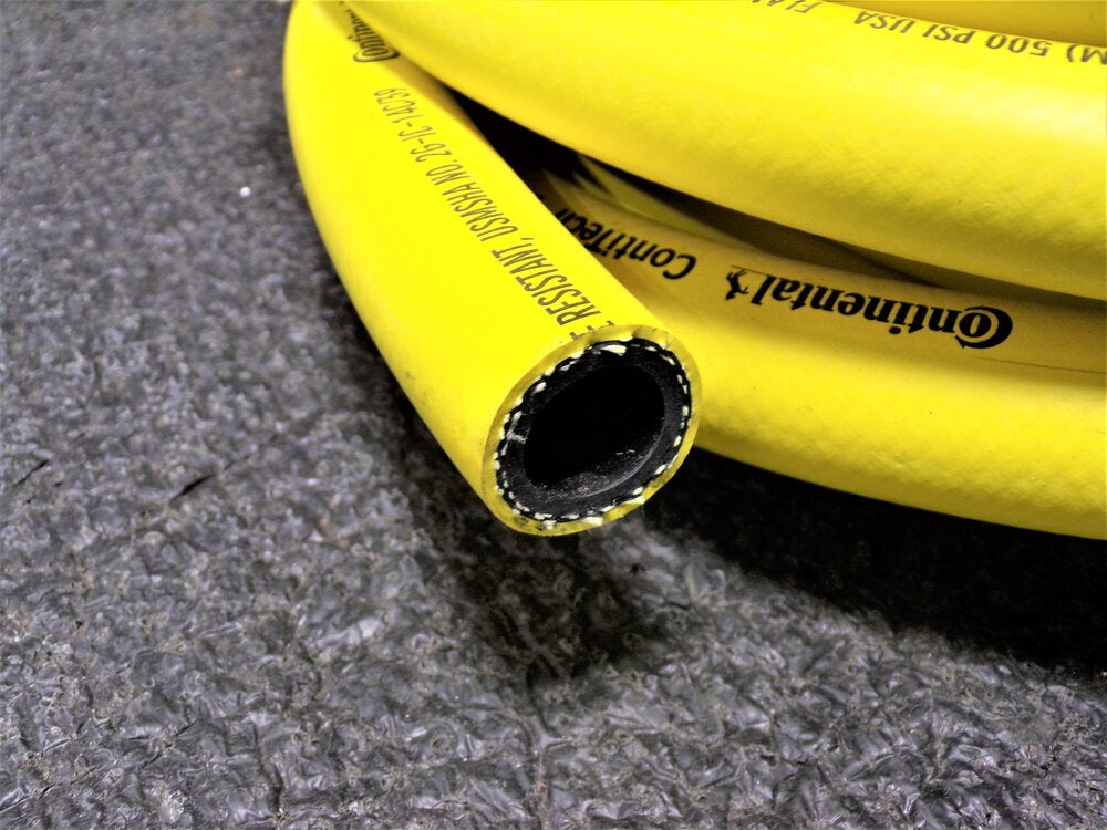 CONTINENTAL Air Hose, Max. Working Pressure 500 psi, Hose I.D. 3/4", Length 100 ft (SQ2958281-WT29)