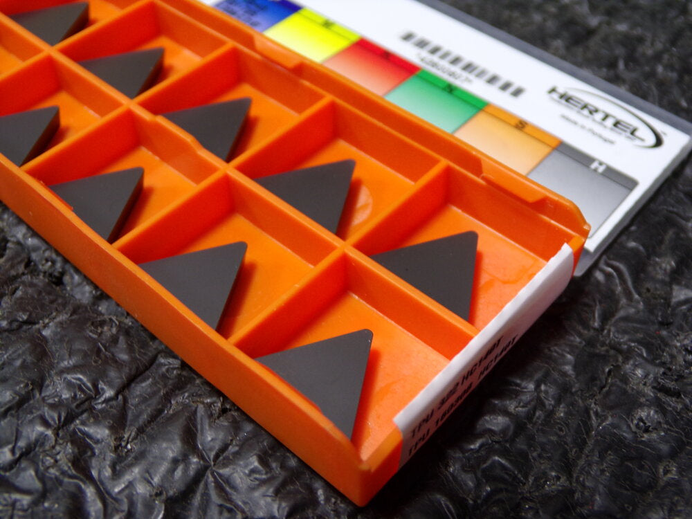 Hertel TPU322 1 Grade HC140T Carbide Turning Inserts, QTY: 10 (SQ7491846-WT14)