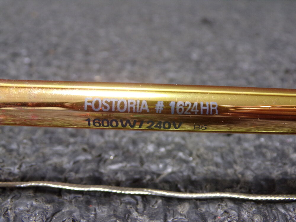 FOSTORIA Ruby Red, Electric Infrared Tubular Heater Element, 1,600 W, 240V AC (SQ5895718-WT37)