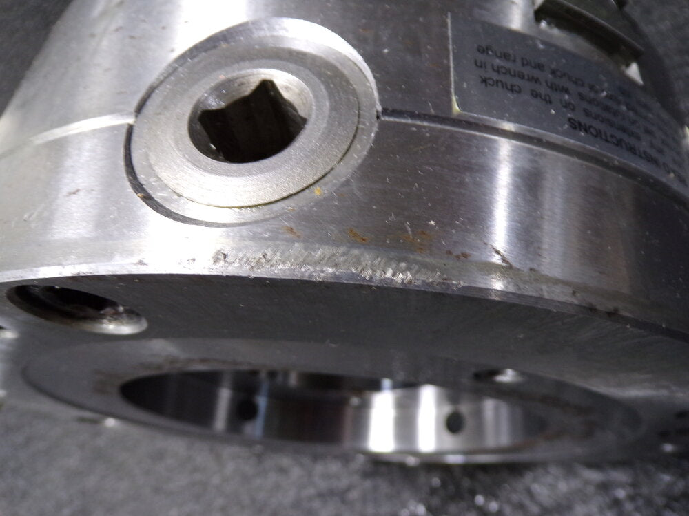 Bison 3 Jaws, 10" Diam, Self Centering Manual Lathe Chuck (SQ9848833-WT14)