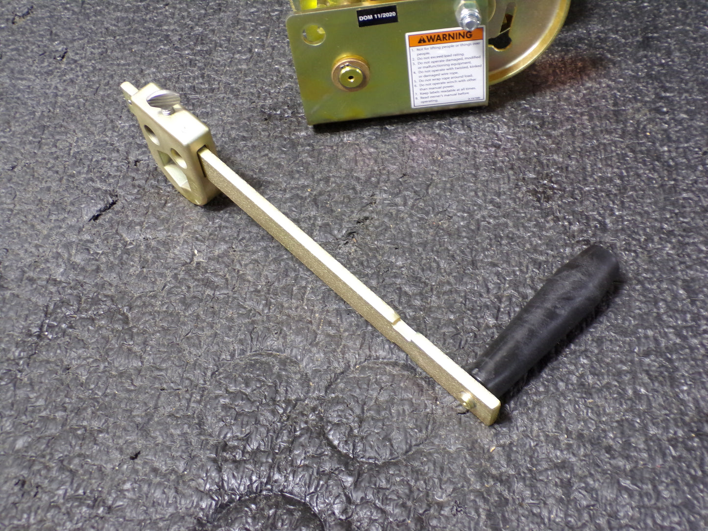 THERN 13-1/8 in. Lifting, Pulling Hand Winch with 1,000 lb 1st Layer Load Capacity; Brake Included, M4022PB (CR00031-WT36)