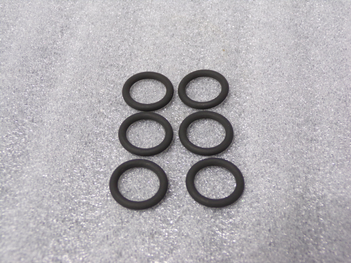 QTY: 6, O-Ring, 12mm x 2.5mm, Durometer (Hardness) Rating Medium Hard, Round, Black (CR00225-BT27)
