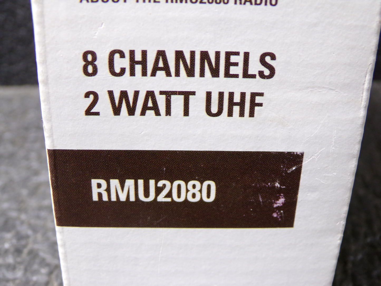 Motorola Solutions 250,000 Sq Ft Range, 8 Channel, 2 Watt, Series RM, Professional Two Way Radio (CR00241-BT02)