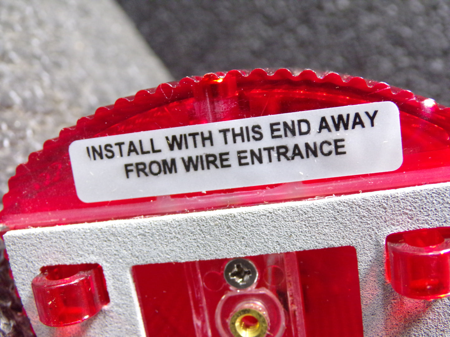 Edwards 102 Series lens module, 102LM-R (red) (CR00307-WT07)