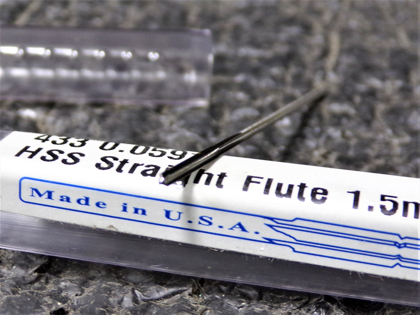 Made in USA 1.5mm High Speed Steel 4 Flute Chucking Reamer (CR00327-BT21)