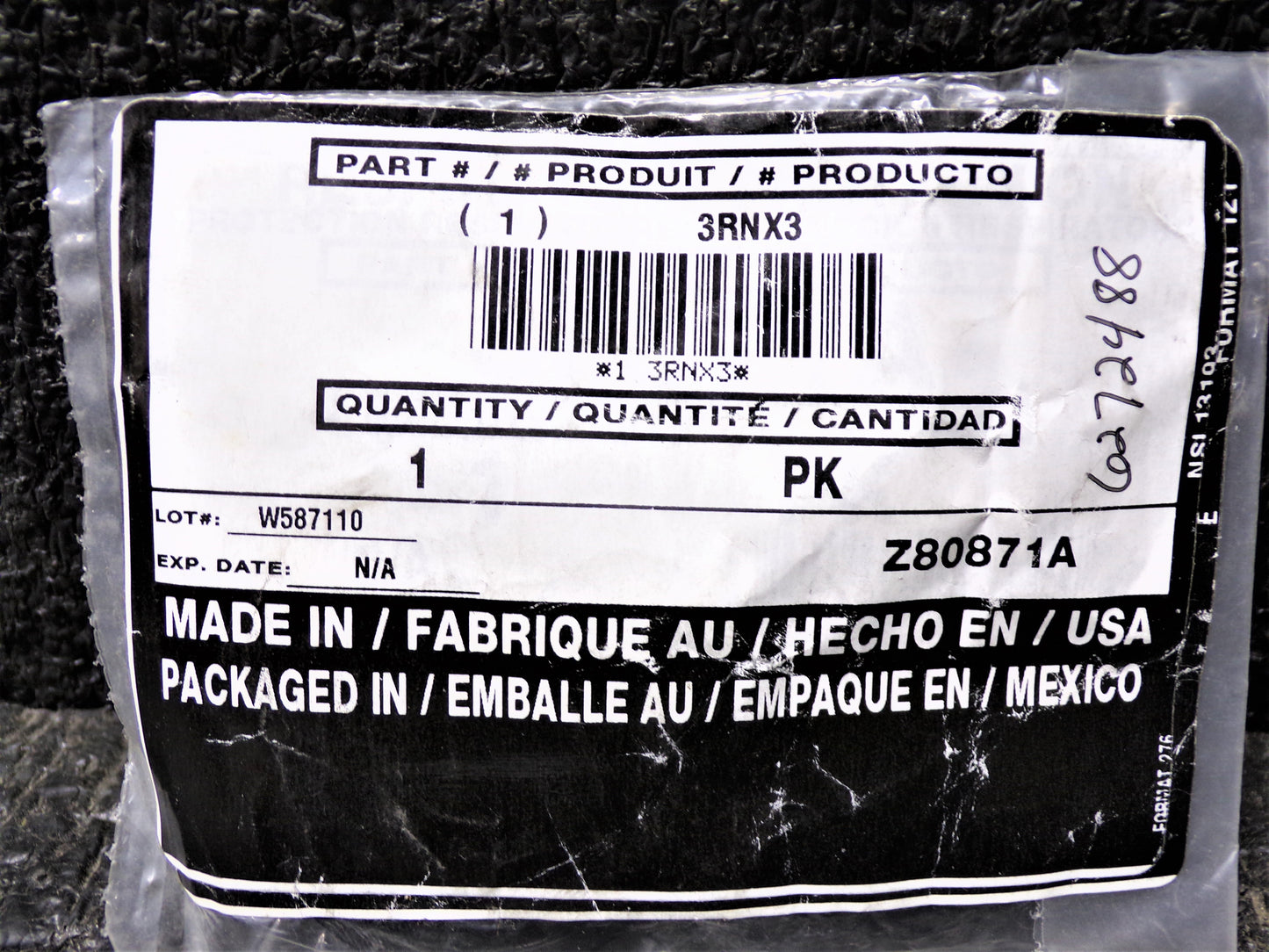 HONEYWELL NORTH Grommet, For Use With 5400 Series Full Face Respirators, 7600 Series Full Face Respirators, 80871A (CR00387-BT22)