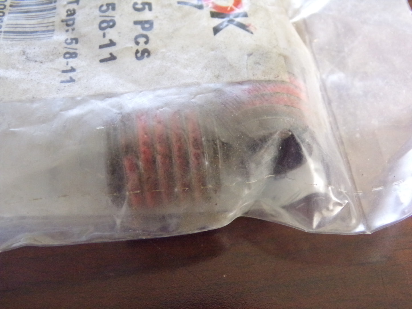 E-Z LOK 21/32 in Carbon Steel Self Locking Thread Insert with 7/16-14 Internal Thread Size, 5 PK (CR00518-WTA14)