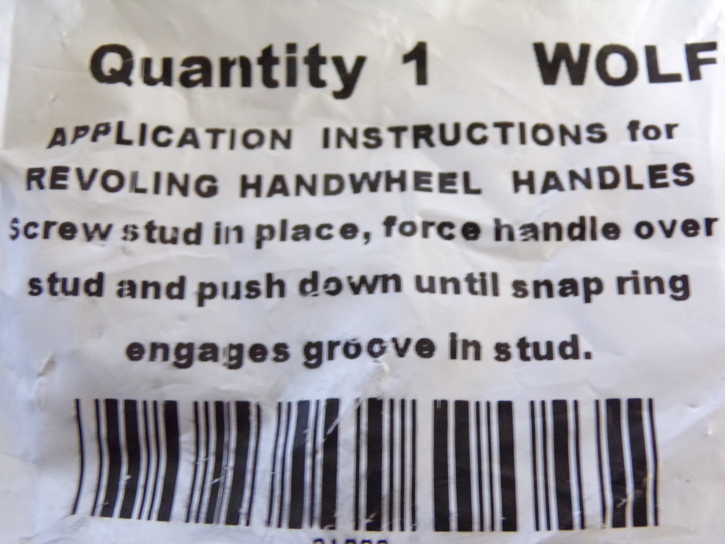 Jergens Aluminum Handle, 1/4-20 Threads, 1-9-16" Length (CR00604-WTA15)