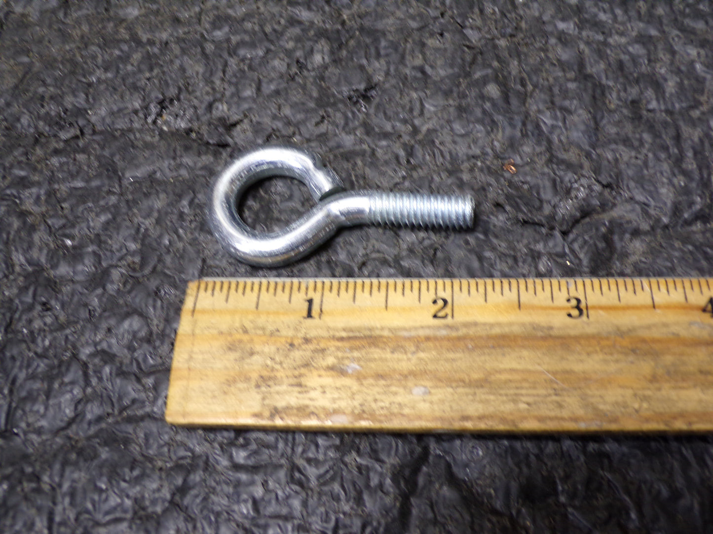 Chicago Hardware Routing Eye Bolt: Steel, Zinc Plated, 5/16"-18 Thread Size, 1 in Shank Lg, 5/8 in Eye Inside Dia (CR00638-WTA15)