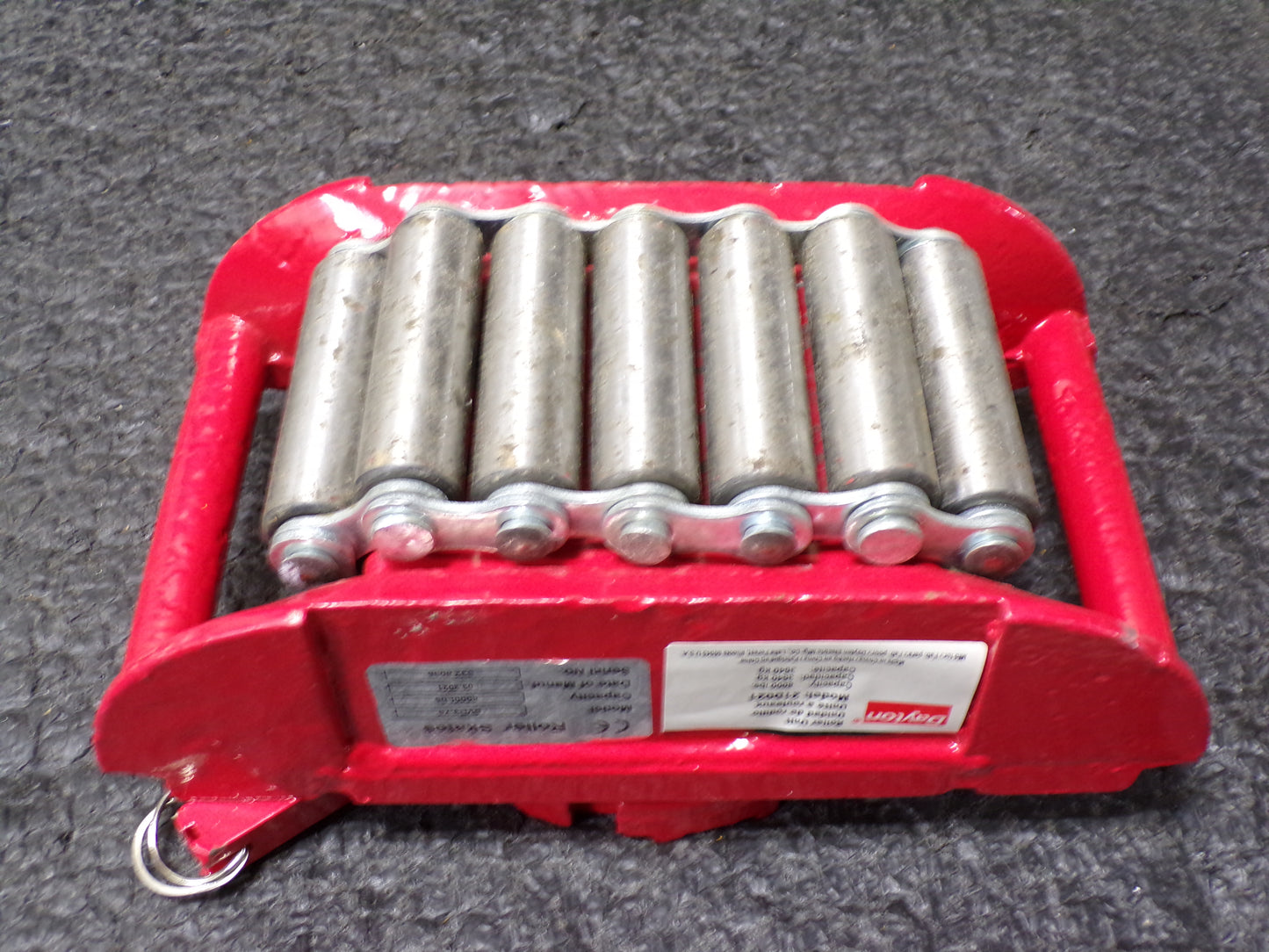 DAYTON Machine Roller, 8,000 lb Load Capacity, 10 1/2 in x 5 3/4 in x 4 3/4 in (CR00666-WTA17)