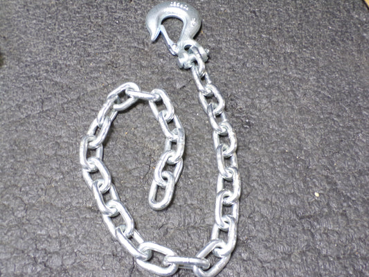 BUYERS PRODUCTS Safety Chain, Silver, 3/8" Sz, 3' L. (CR00669-WTA17)
