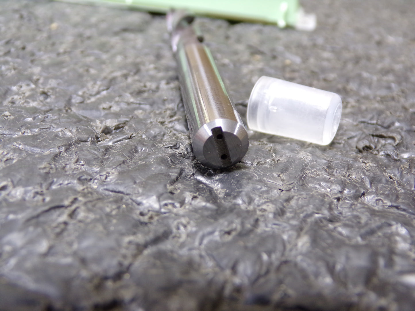 WALTER TITEX Coolant Through Jobber Length Drill Bit, Size 19/64 in, Drill Point Angle 140 °, Carbide, TiAlN (CR00692-WTA18)
