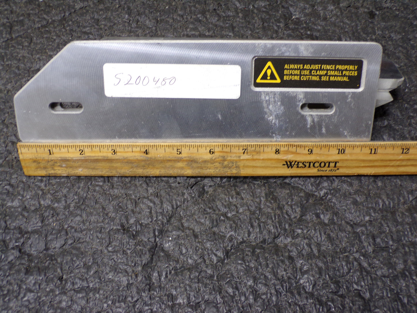 Universal Miter Saw Fence Set, Height 3-1/8", Set; L, R, (CR00697-WTA18)