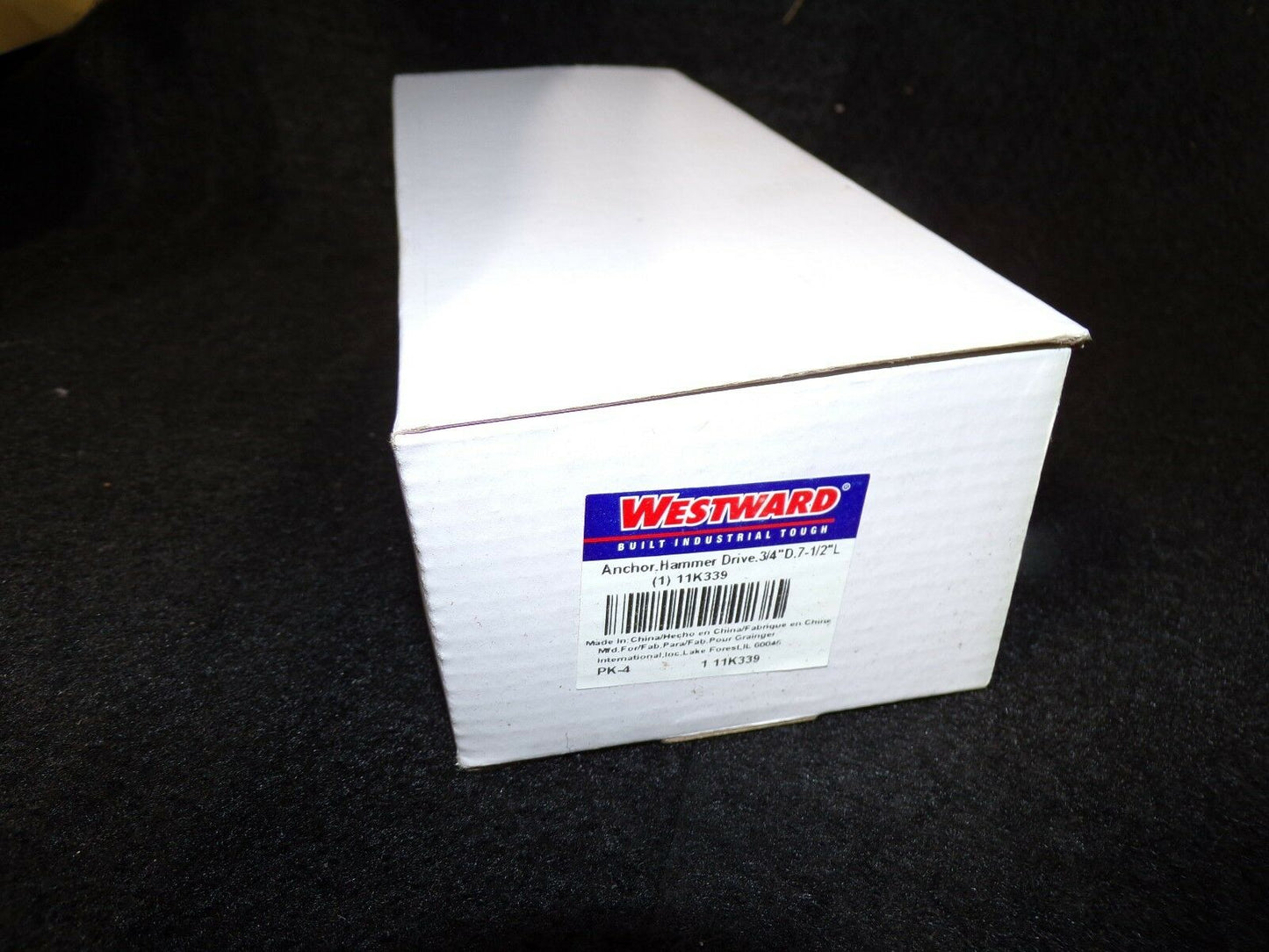 3/4" x 7-1/2" L Hex Nut Head Hammer Drive Pin Anchor 11K339 QTY-4 (183353156294-WTA10)