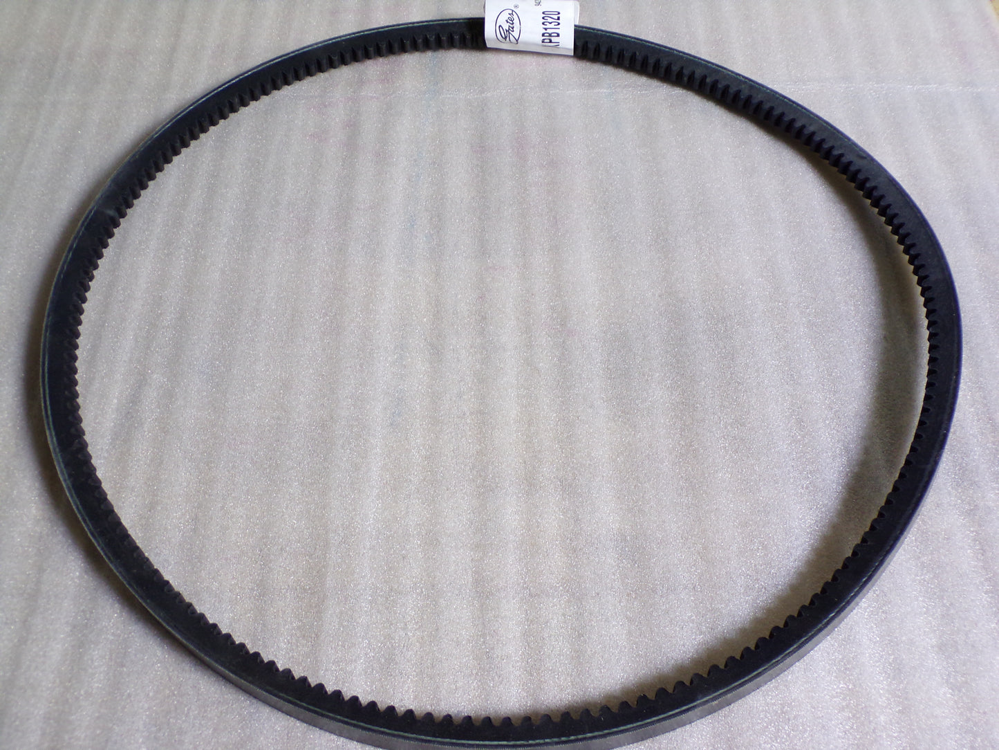 GATES Metric V-Belt: XPB, XPB1320, 1 Ribs, 1,320 mm Outside Lg, 17 mm Top Wd, 13 mm Thick (CR00683-WTA18)