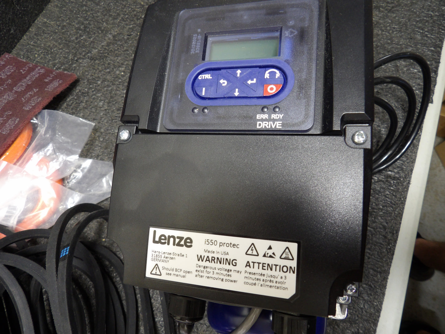 Seepex - MD 003-12 - AC EPT VFD - Seepex Industrial progressing cavity pump with an AC VFD drive, 0.34 - 8.5 GPH (CR00782-WTA25)