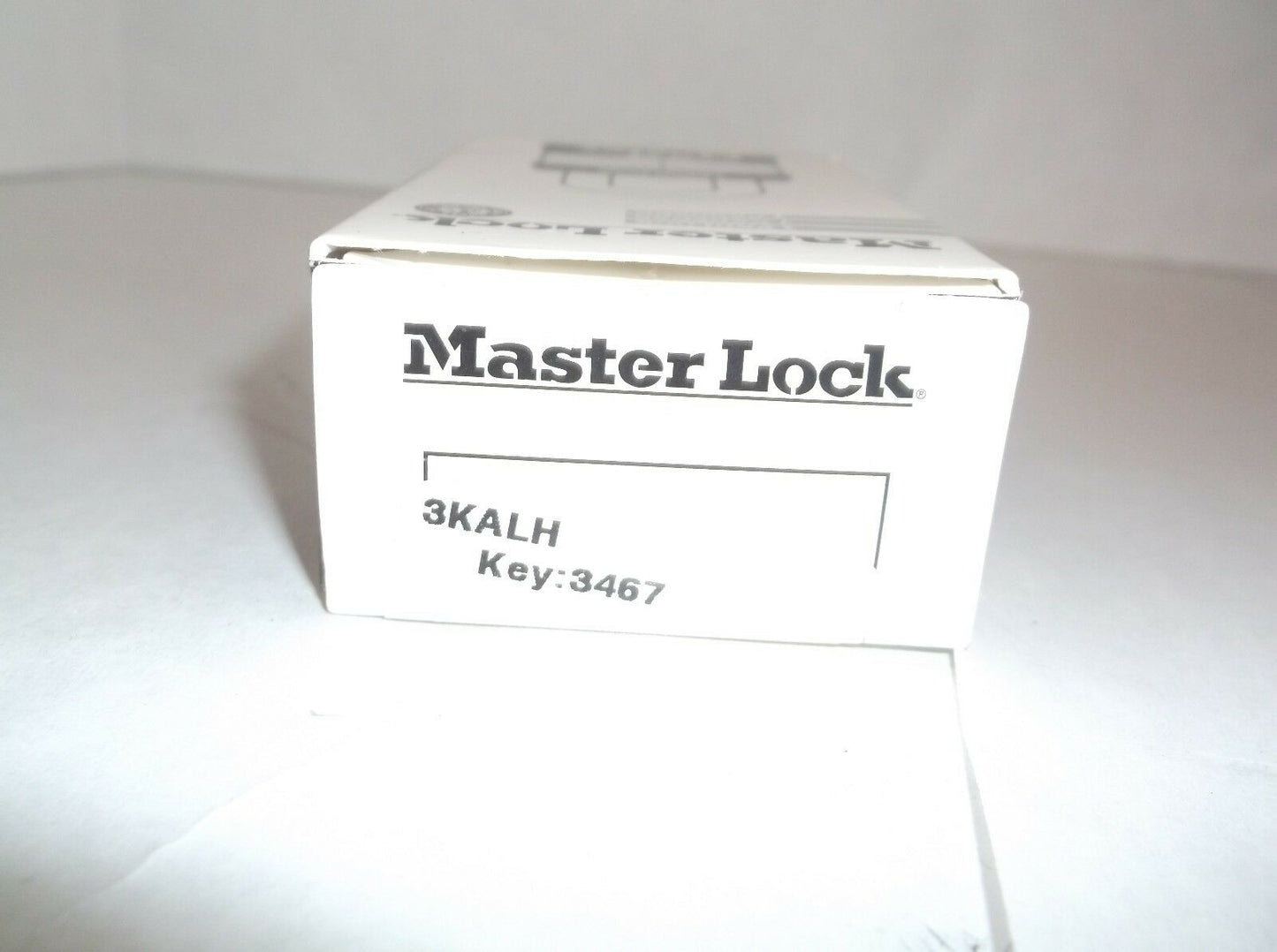 MASTER LOCK 3KALH Padlock KA 2 In H 4 Pin Steel (252337817949-WTA19)
