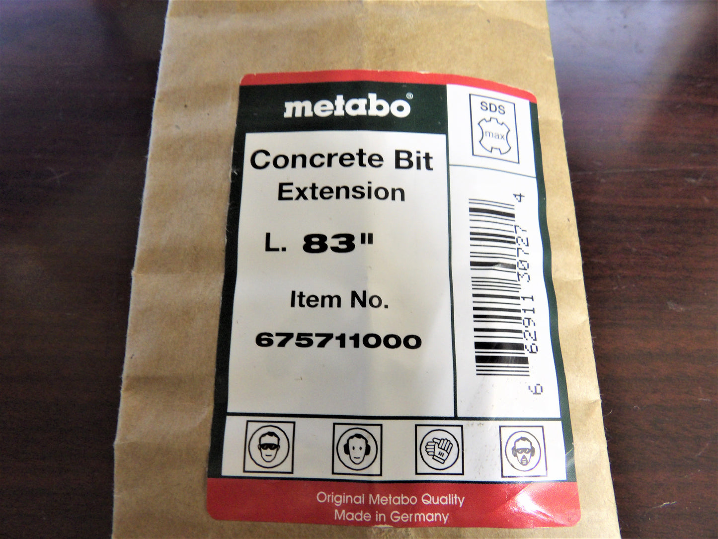 METABO® DRILL BIT EXTENSION, HIGH PERFORMANCE SDS-MAX® SHANK, 83 IN LENGTH (CR00754-WTA01)