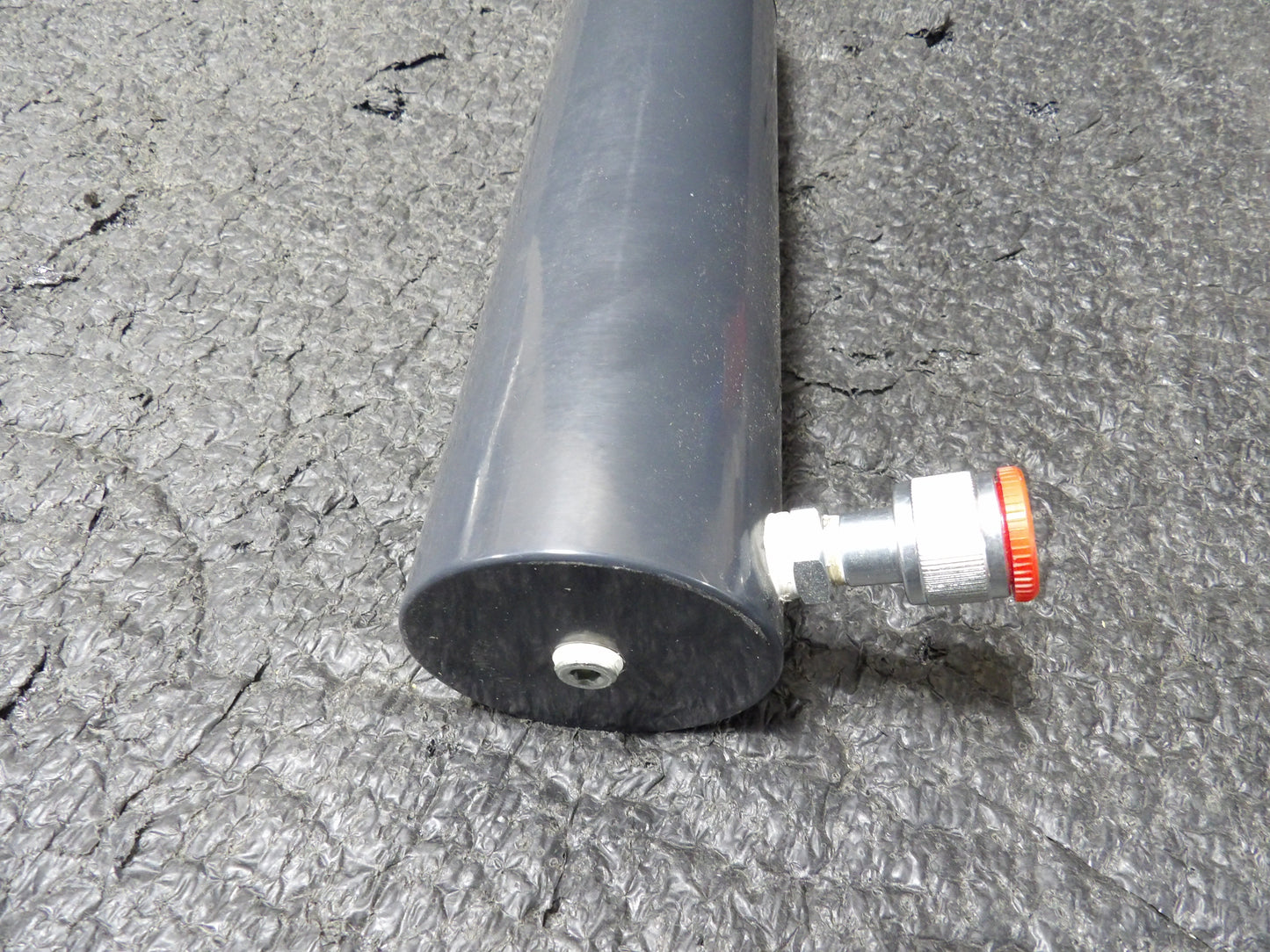 Hydraulic Ram: Single Acting, 10 ton Nominal Capacity, 10 in Nominal Stroke Lg, Steel (CR00755-WTA06)