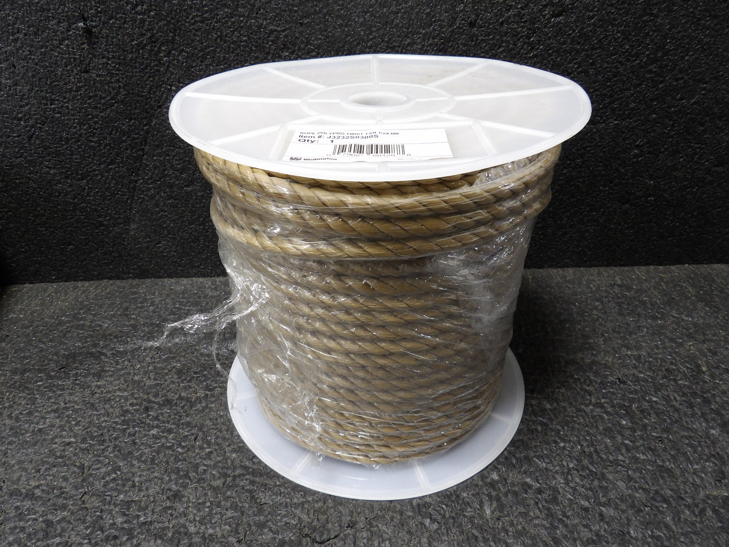 Wellington 1/2 in. Dia. x 300 ft. L Brown Twisted Poly Rope (CR00788-WTA25)
