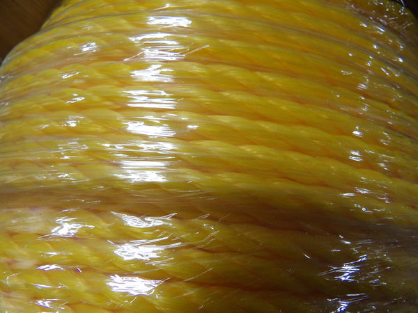 Wellington 15002 Mono-Filament Twisted Rope, 5/16 in Dia x 600 ft L, Polypropylene, Yellow (CR00791WTA25)